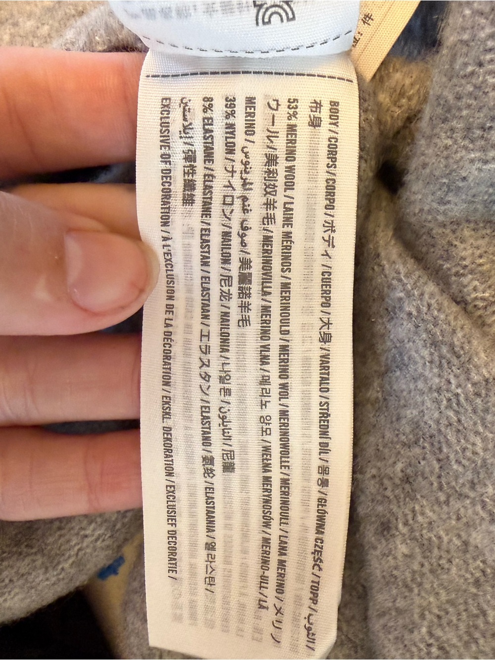 Abercrombie & Fitch Gray Button-Front Wool Blend Cardigan S - Picture 4 of 6